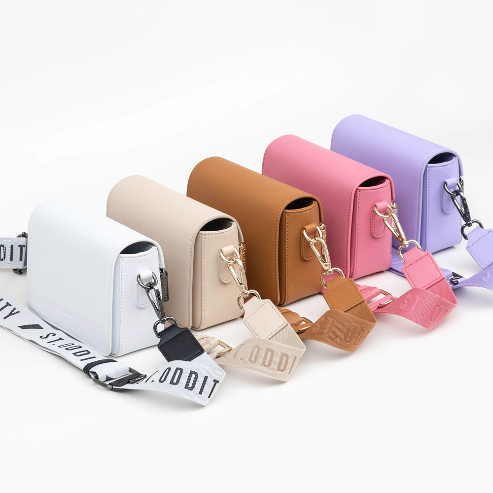 Manufacturers Custom With Printed Strap Logo Designer Fashion Small Mini Vegan Pu Leather Sling Shoulder Crossbody Bag for Women - Image 5