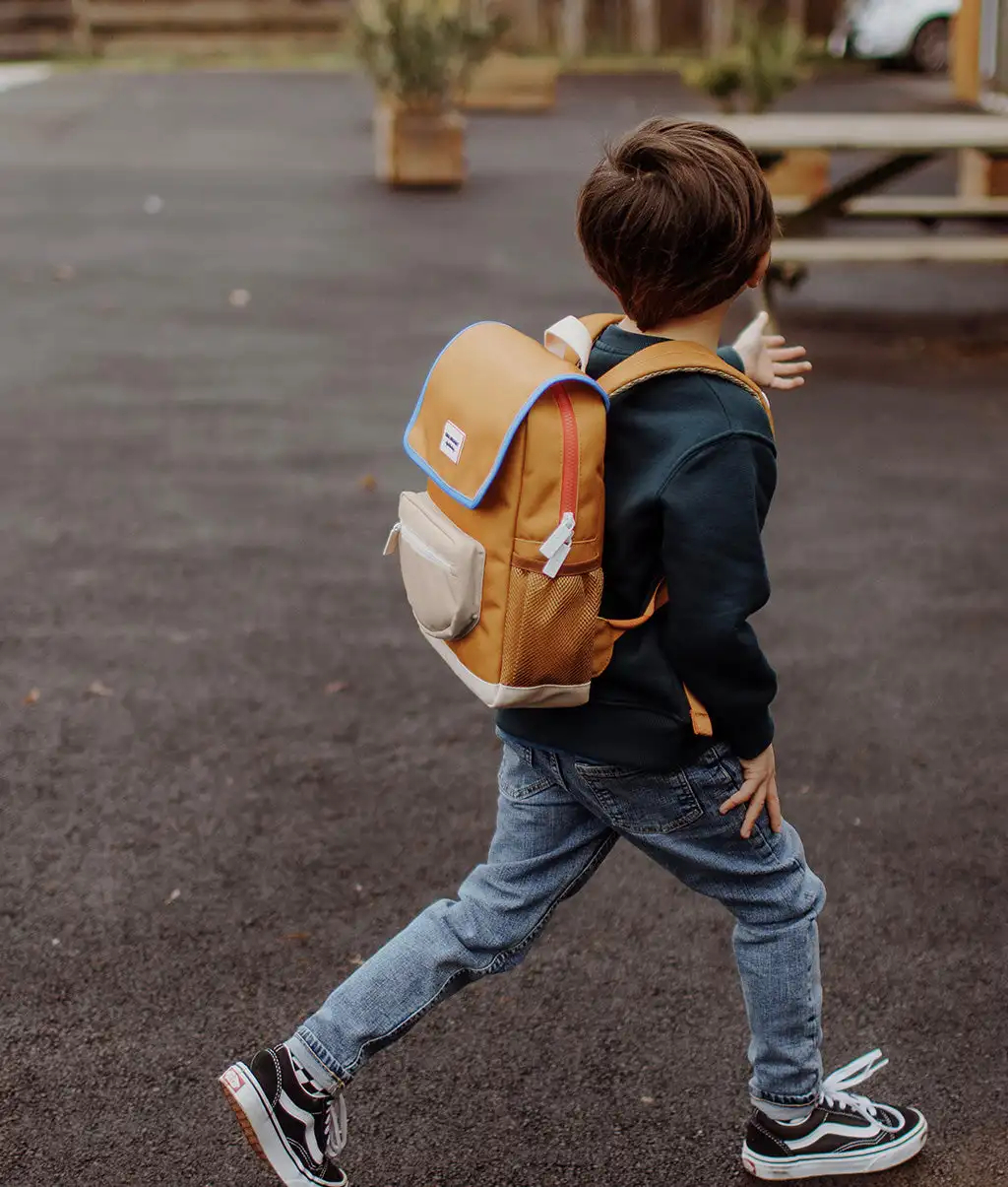 Manufacturers Custom Logo Sustainable Eco Friendly 100% Recycled Colourful Small Children Kids Backpack School Bag for Boys Girls - Image 7