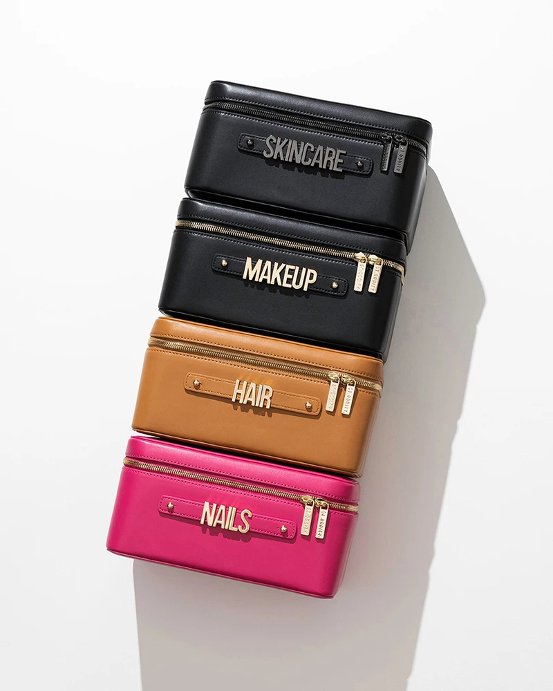 Manufacturers Custom With Logo Designer Luxury Premium Travel Leather Skincare Beauty Vanity Make up Makeup Cosmetic Cases Bags - Image 4