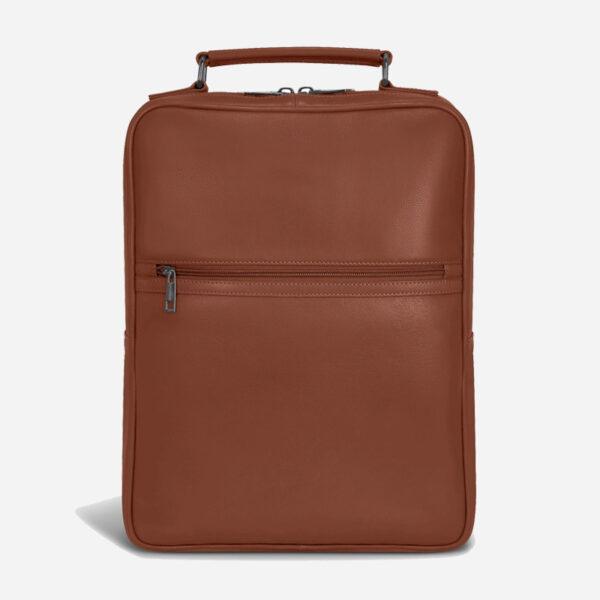 Manufacturer Custom With Printed Logo Designer Luxury Fashion Premium Daily Travel Laptop Genuine Leather Backpack for Men Women