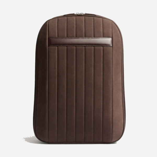 Manufacturers Custom Logo Designer Fashion Luxury Premium Vintage Waterproof Suede Leather Travel Laptop Backpack for Men Women