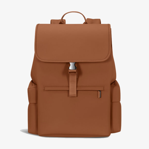 Manufacturers Custom Fashion Premium Daily Commuter Flap Buckle Waterproof Vegan Pu Leather Travel Laptop Backpack for Men Women