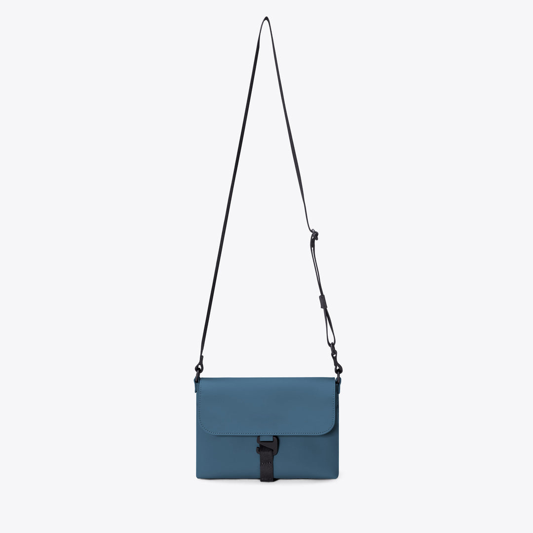 Manufacturer Custom With Logo Fashion Premium Flap Buckle Waterproof Vegan Pu Leather Sling Shoulder Crossbody Bag for Men Women - Image 2
