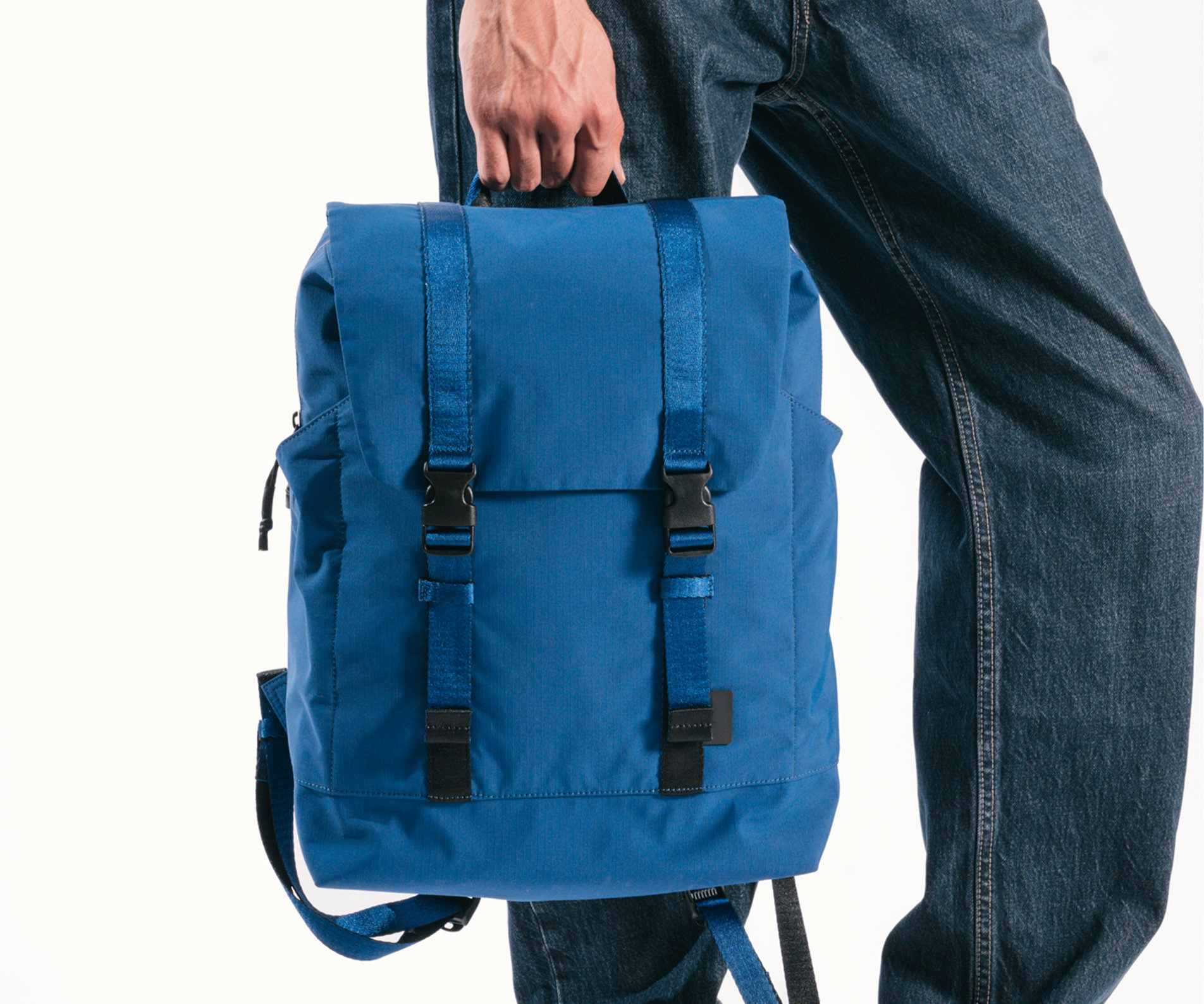 Manufacturers Custom Sustainable Eco Friendly 100% Recycled Nylon Waterproof Casual Sports Travel Laptop Backpack for Men Women - Image 11