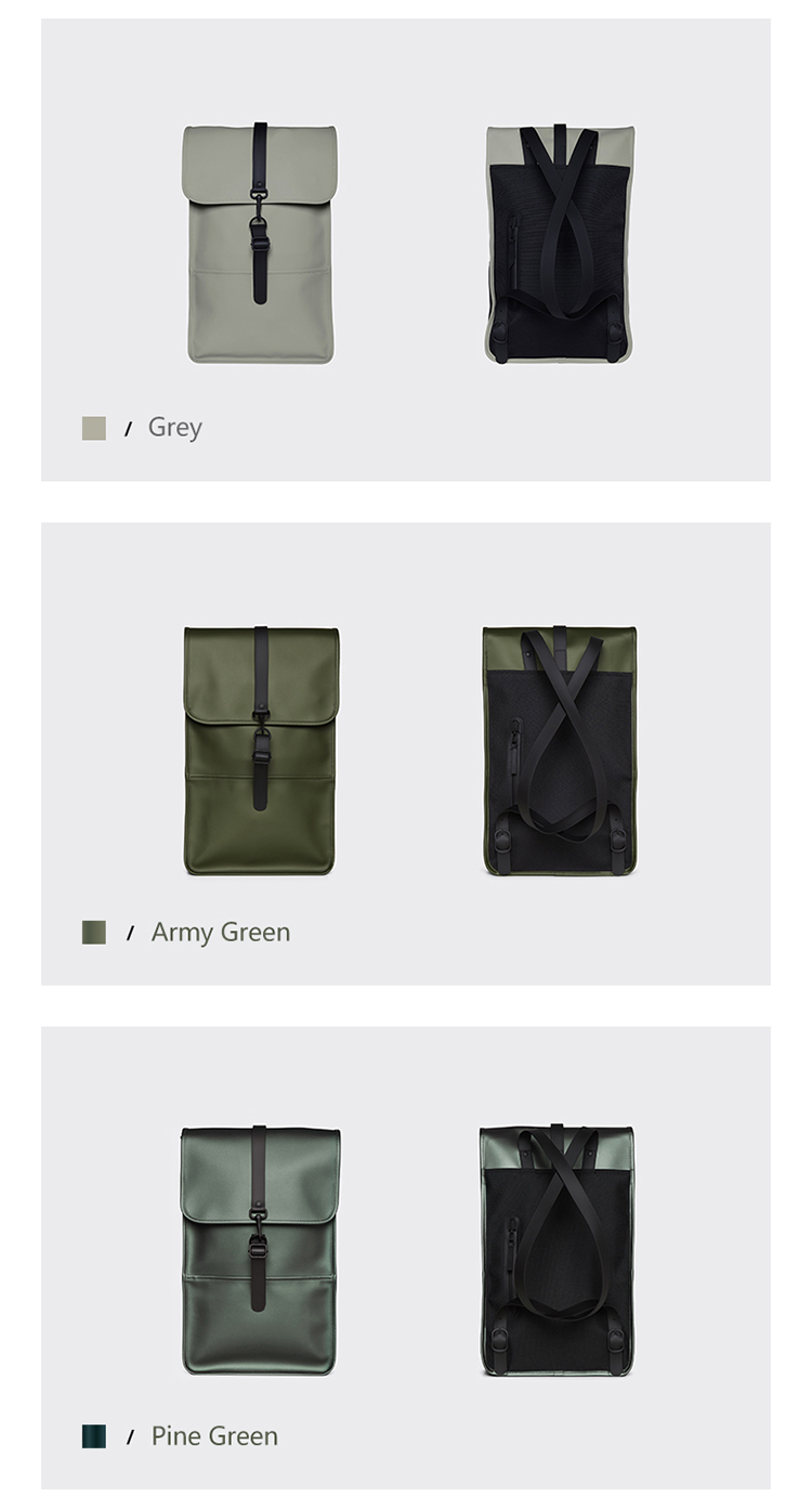 Manufacturers Custom With Logo Fashion Premium Casual Travel Waterproof Vegan Pu Leather Laptop Back Pack Backpack for Men Women - Image 12