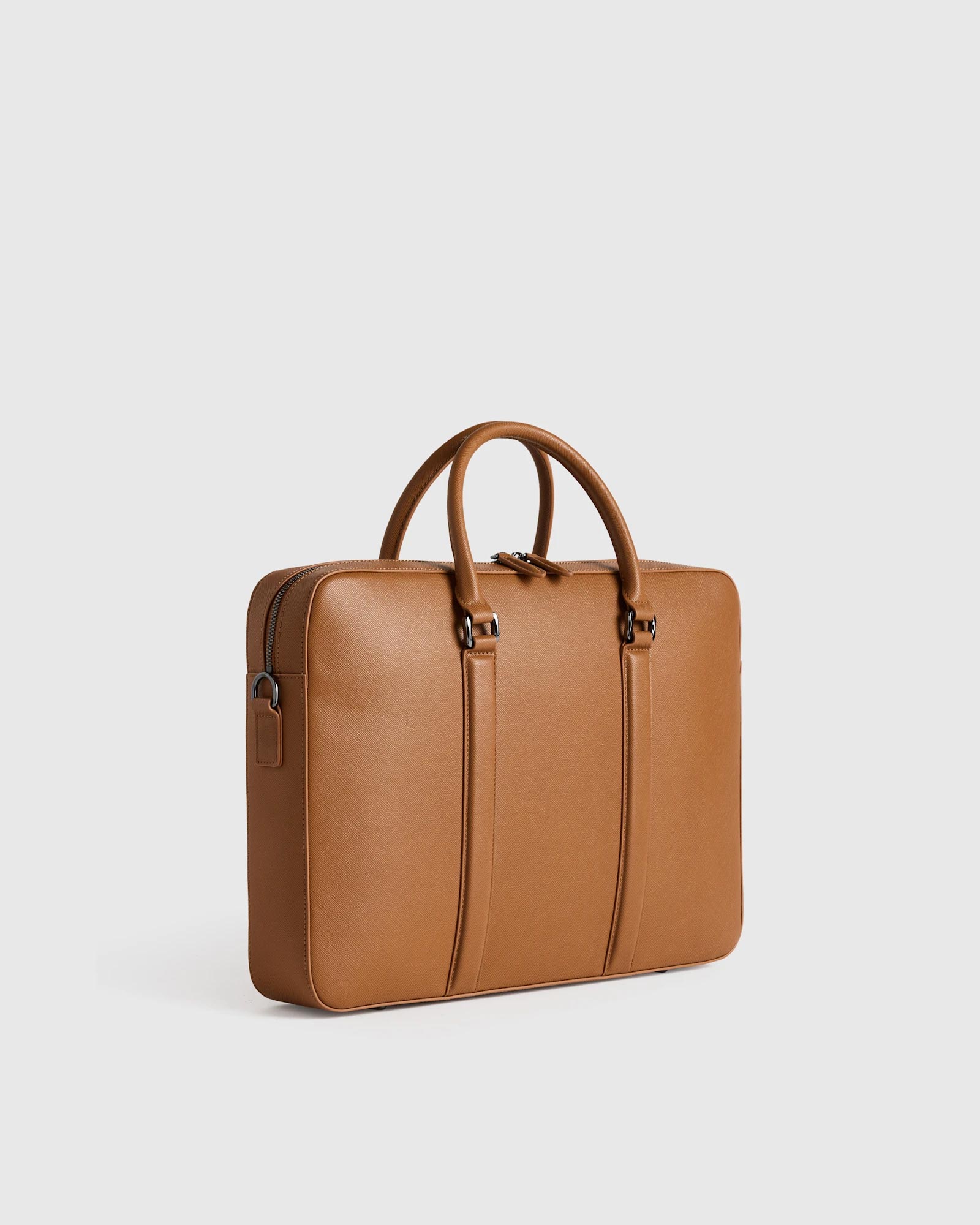 Manufacturers Custom Fashion Luxury Premium Waterproof Vintage Full Grain Leather Travel Business Laptop Bag Briefcase for Men - Image 3