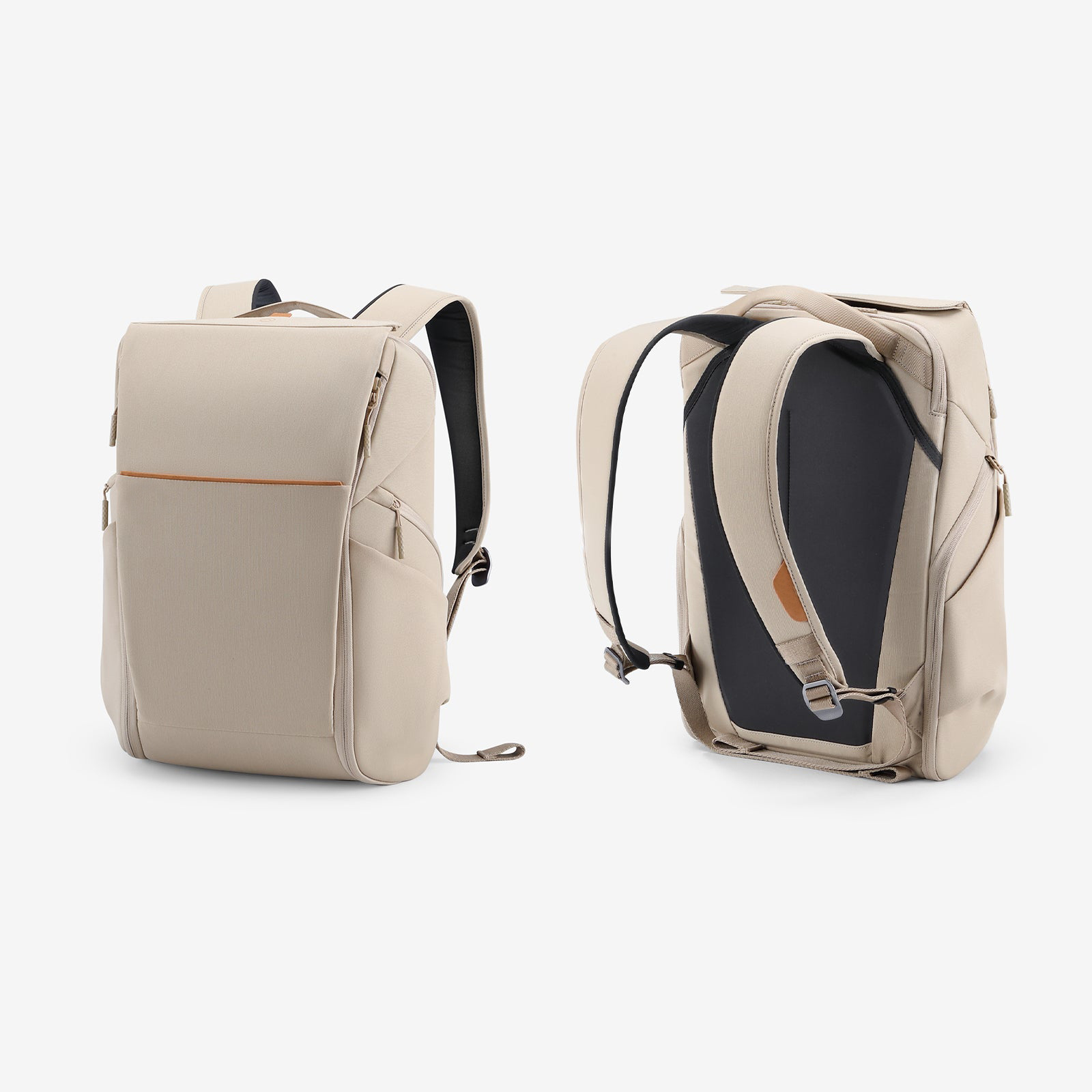 Manufacturer Custom Sustainable Eco Friendly 100% Recycled Polyester Modern Premium Urban Commuter Laptop Backpack for Men Women - Image 3