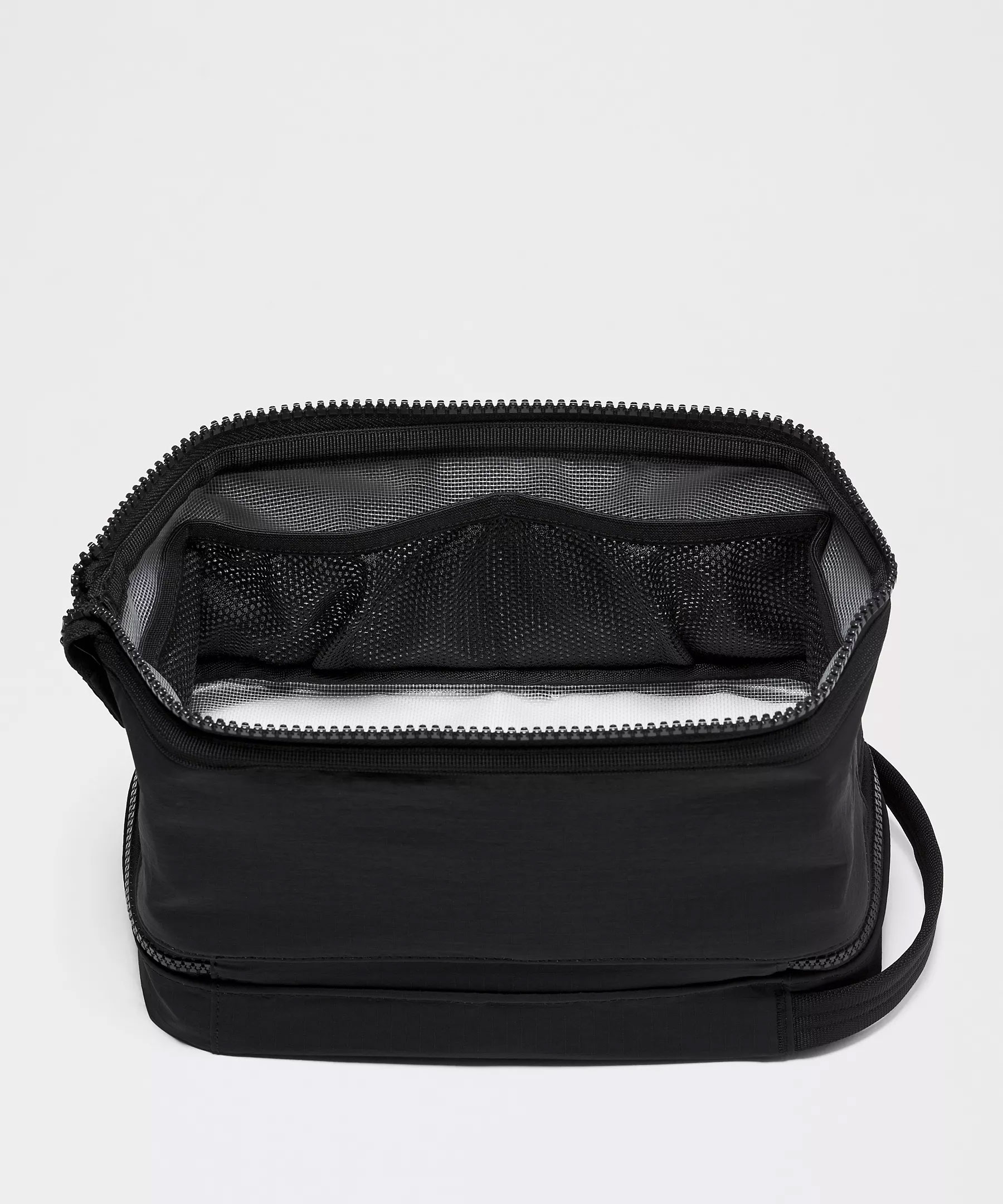Manufacturers Custom Sustainable Eco Friendly 100% Recycled Polyester Waterproof Travel Wash Dopp Kit Toiletry Bag for Men Women - Image 3