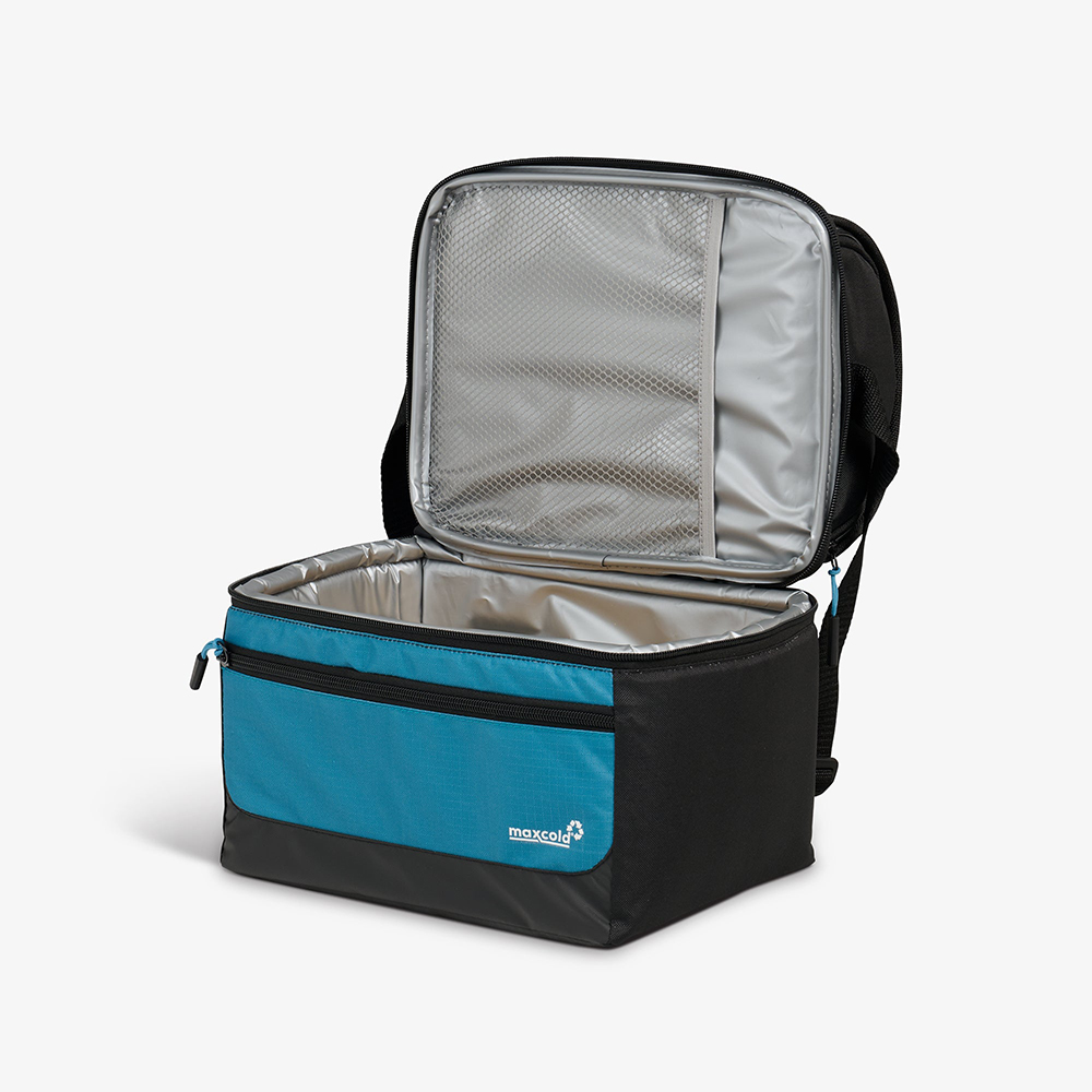 Manufacturers Custom With Logo Soft Reusable Dual Compartment Food Drink Thermal Insulated Lunch Cooler Bag for Adults Men Women - Image 3