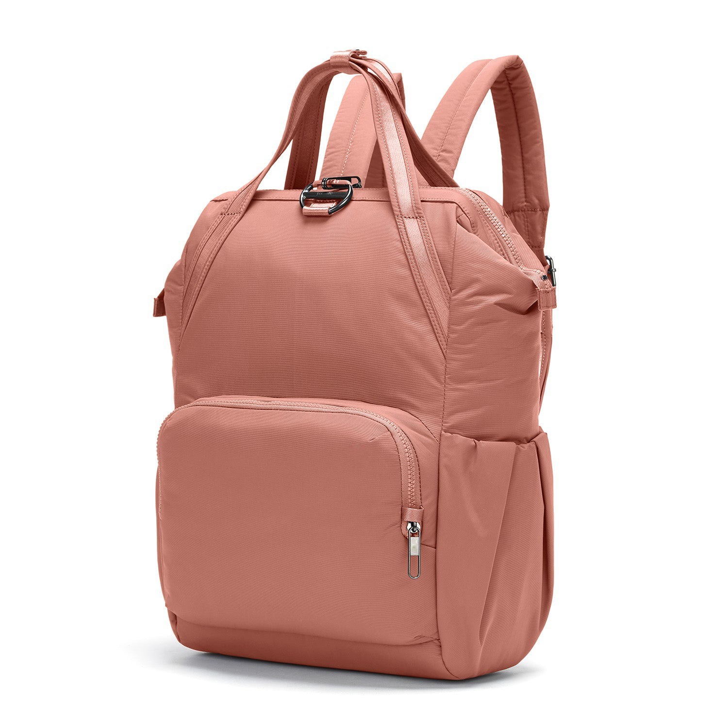 Manufacturer Custom Sustainable Eco Friendly 100% Recycled Nylon Waterproof Anti Theft Casual Travel Laptop Backpack for Women - Image 2