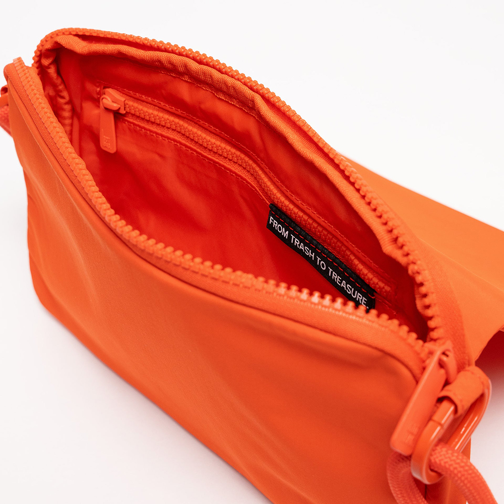 Manufacturers Custom Sustainable Eco Friendly 100% Recycled Nylon Waterproof Casual Travel Shoulder Crossbody Bag for Women - Image 4