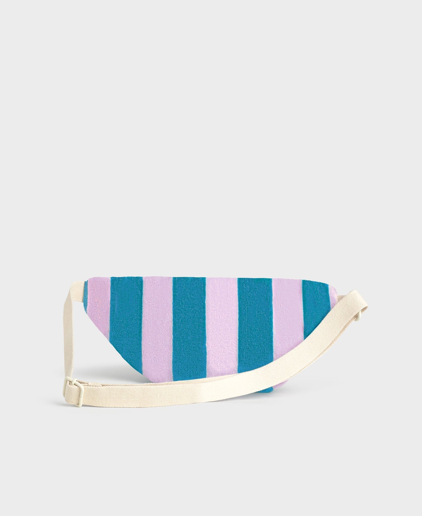 Manufacturers Custom Logo Fashion 100% Organic Cotton Terry Cloth Travel Beach Crossbody Bum Belt Fanny Pack Waist Bag for Women - Image 5