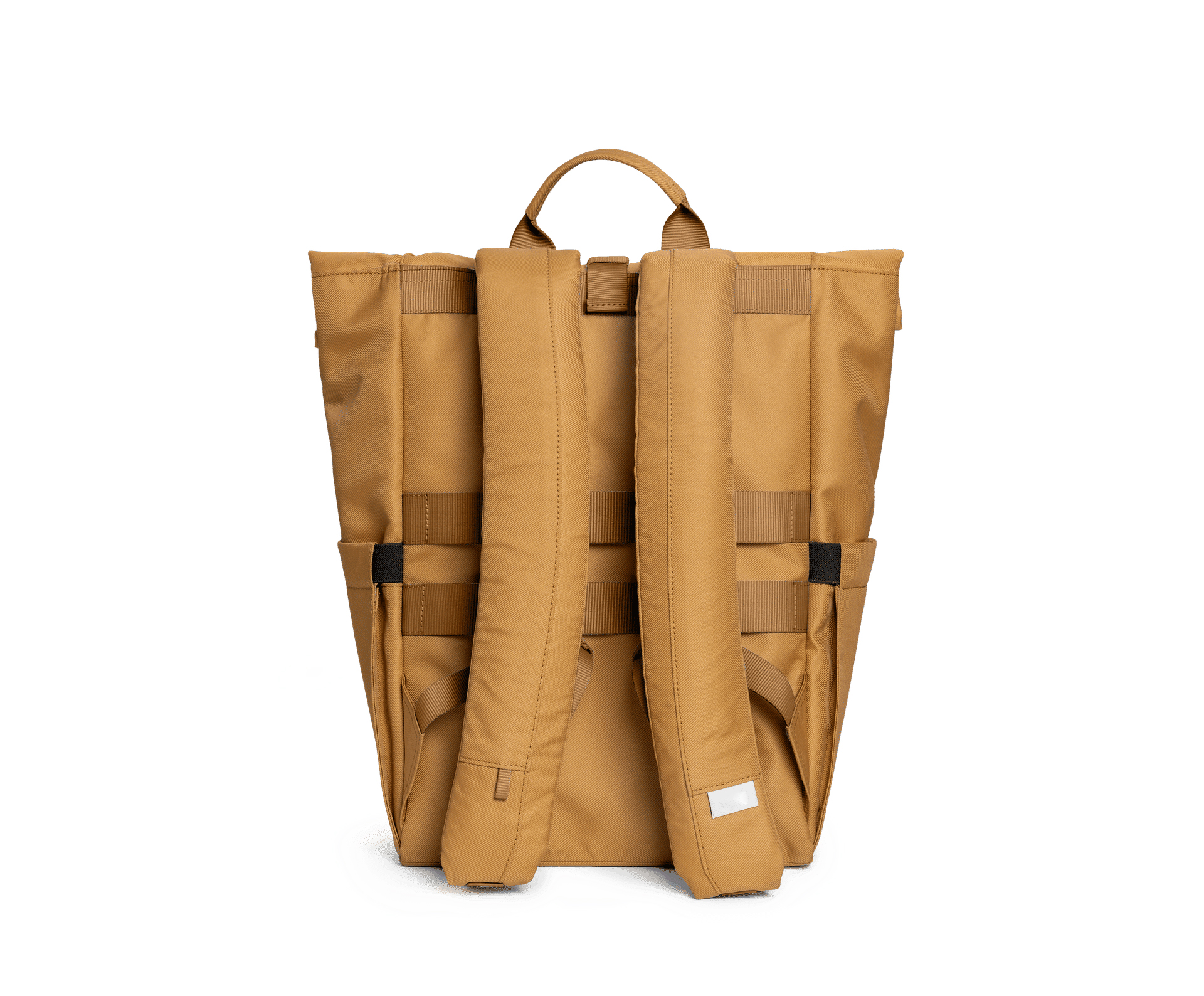 Manufacturers Custom Sustainable Eco Friendly 100% Recycle rPET Casual Sports Travel Rolltop Roll Top Backpack Bag for Men Women - Image 5