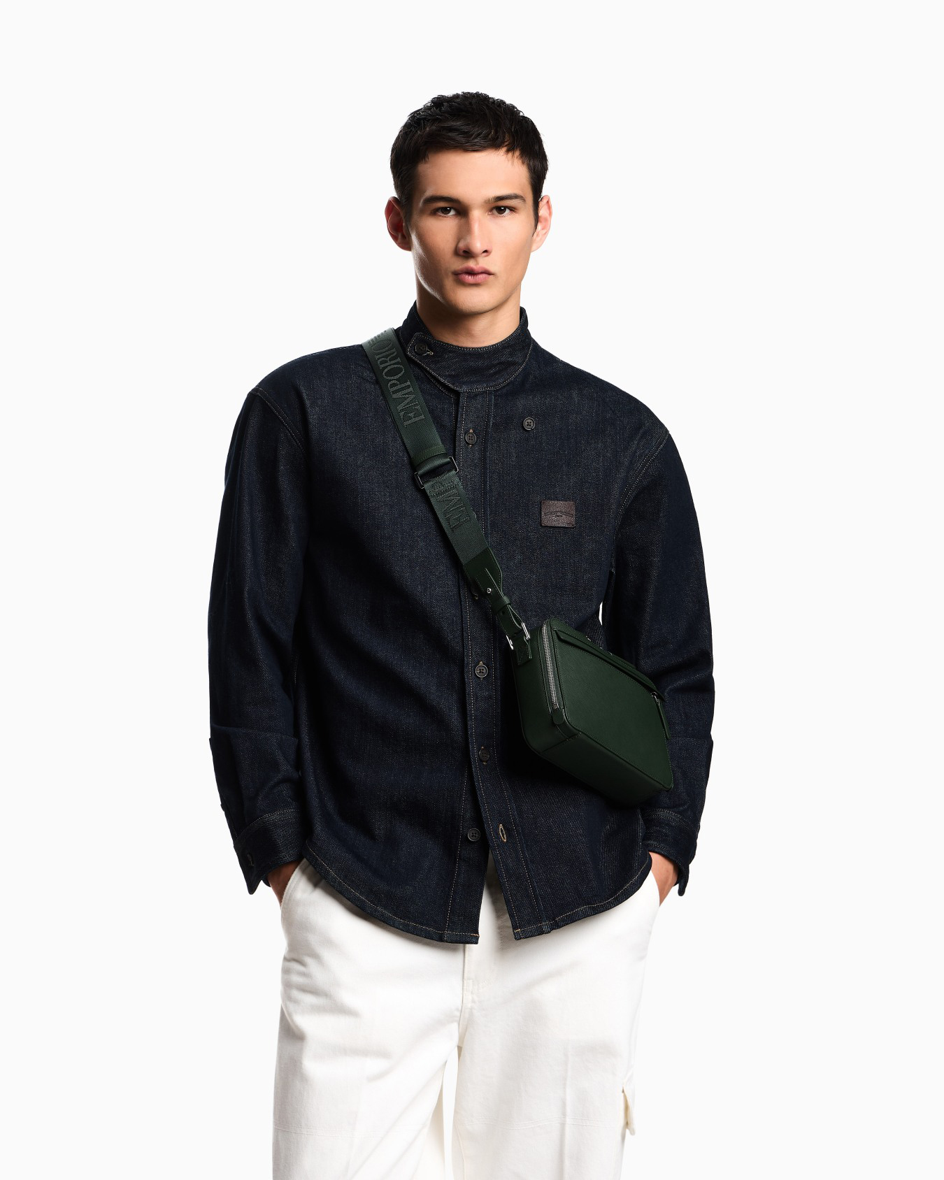 Manufacturers Custom Sustainable Eco Friendly 100% Recycled Leather Small Mini Casual Sling Shoulder Crossbody Bag for Men Women - Image 6