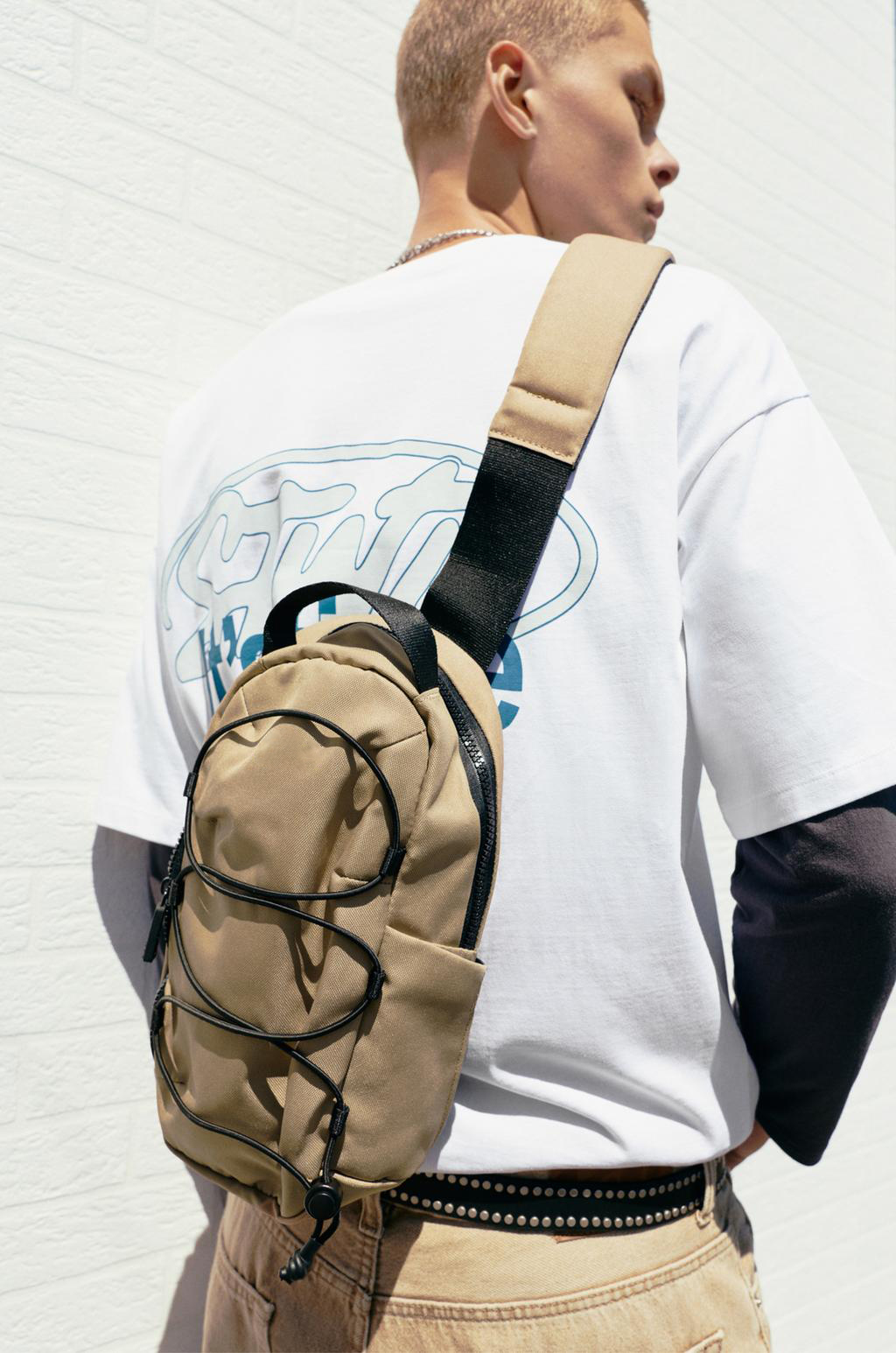 Manufacturers Custom With Logo Fashion Unisex Outdoor Waterproof Nylon Travel Casual Sports Sling Crossbody Bag for Men Women - Image 6