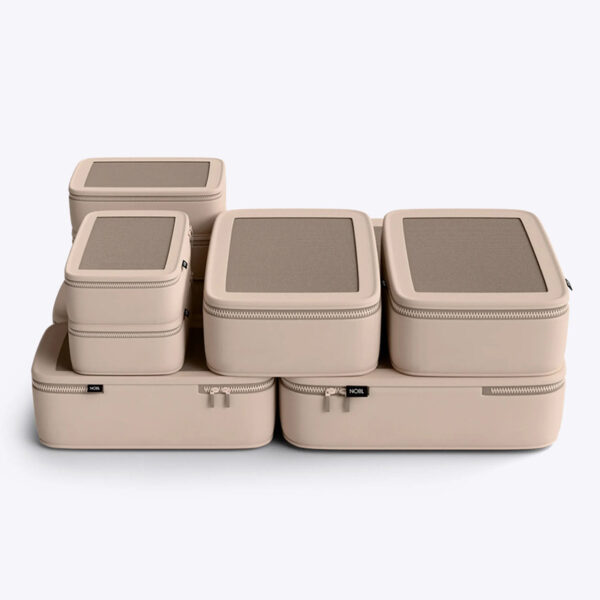 Manufacturers Custom Machine Washable 6 Pieces Suitcases Carry on Luggage Organizer Bag Set Compression Packing Cubes for Travel