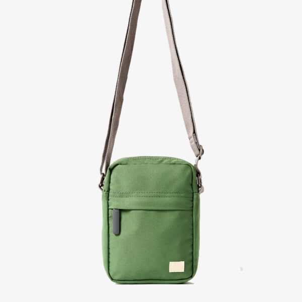 Manufacturer Custom Sustainable Eco Friendly 100% Recycled Canvas Waterproof Small Mini Shoulder Crossbody Bag for Men and Women