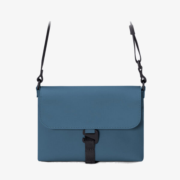 Manufacturer Custom With Logo Fashion Premium Flap Buckle Waterproof Vegan Pu Leather Sling Shoulder Crossbody Bag for Men Women