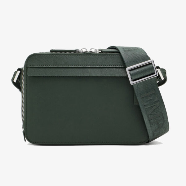 Manufacturers Custom Sustainable Eco Friendly 100% Recycled Leather Small Mini Casual Sling Shoulder Crossbody Bag for Men Women