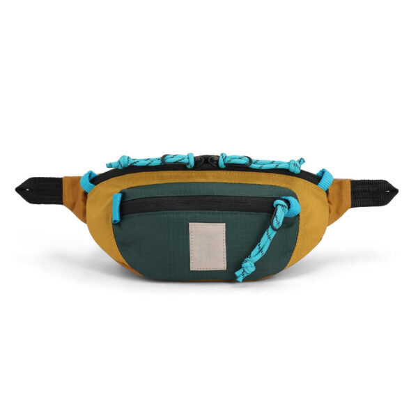 Manufacturers Custom Sustainable Eco Friendly 100% Recycled Nylon Travel Sling Cross Bum Belt Fanny Pack Waist Bag for Men Women
